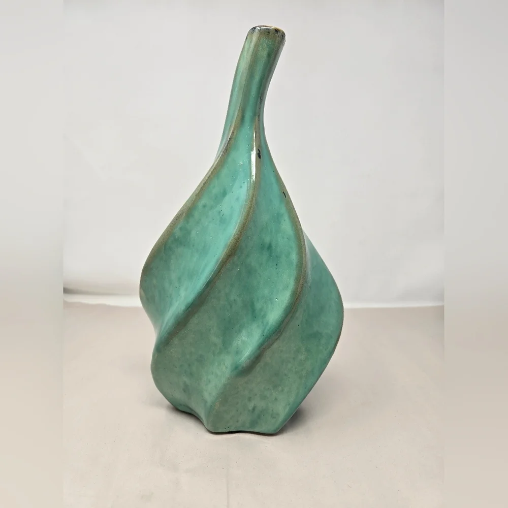 Uttermost Hasina Vase 19430 12x6 Pale Aqua Ceramic Glaze Home Decor Only